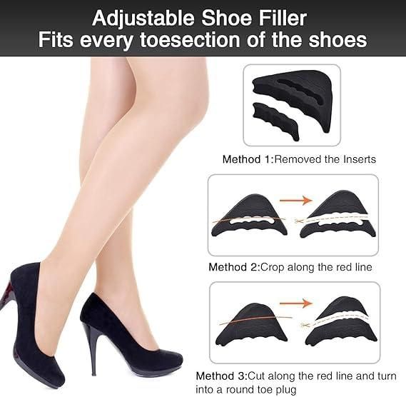 Front Insoles Heel Grips Liner Insert Women High Half Fore foot Toe Plug Cushion Pain Relief Protector Big Shoes